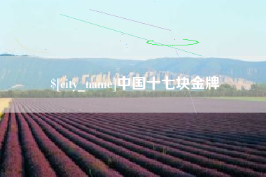 锡林郭勒盟中国十七块金牌