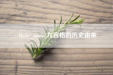 锡林郭勒盟九宫格的历史由来