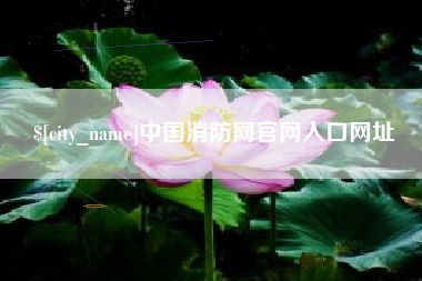 锡林郭勒盟中国消防网官网入口网址