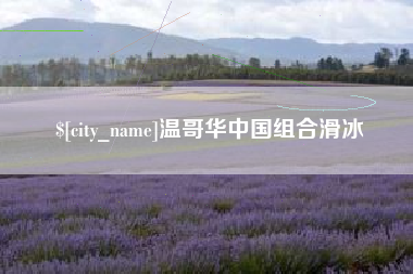 锡林郭勒盟温哥华中国组合滑冰