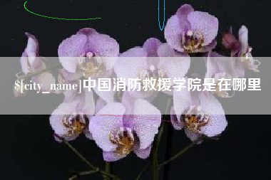 锡林郭勒盟中国消防救援学院是在哪里