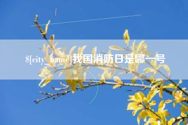 锡林郭勒盟我国消防日是哪一号