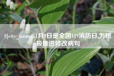 锡林郭勒盟11月9日是全国119消防日,为积极推进修改病句