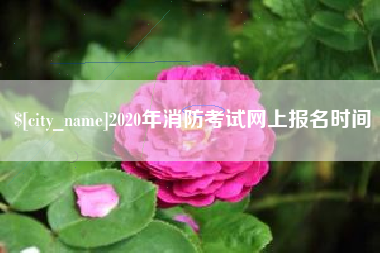 锡林郭勒盟2020年消防考试网上报名时间