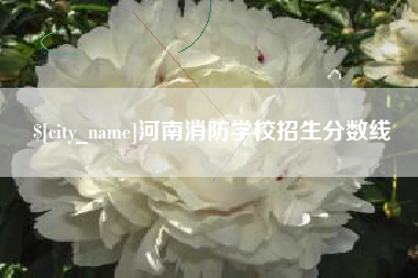锡林郭勒盟河南消防学校招生分数线