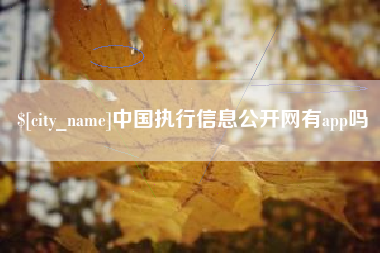 锡林郭勒盟中国执行信息公开网有app吗