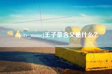 锡林郭勒盟王子豪含义是什么？