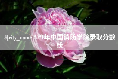 锡林郭勒盟2021年中国消防学院录取分数线