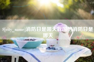 锡林郭勒盟消防日是哪天我国的消防日是哪天