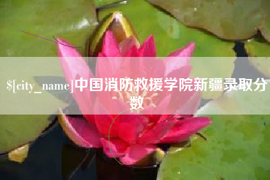 锡林郭勒盟中国消防救援学院新疆录取分数
