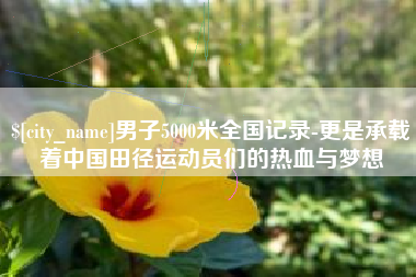 锡林郭勒盟男子5000米全国记录-更是承载着中国田径运动员们的热血与梦想