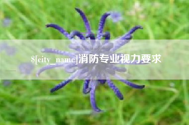 锡林郭勒盟消防专业视力要求