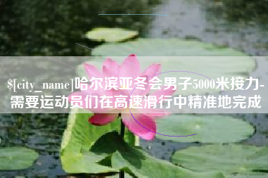 锡林郭勒盟哈尔滨亚冬会男子5000米接力-需要运动员们在高速滑行中精准地完成
