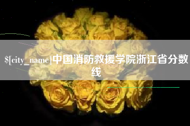 锡林郭勒盟中国消防救援学院浙江省分数线