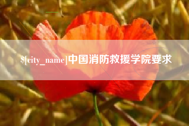 锡林郭勒盟中国消防救援学院要求