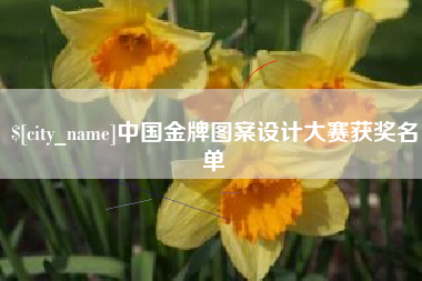 锡林郭勒盟中国金牌图案设计大赛获奖名单