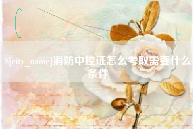 锡林郭勒盟消防中控证怎么考取需要什么条件