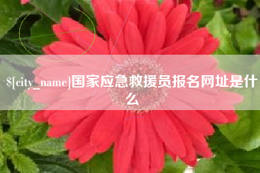 锡林郭勒盟国家应急救援员报名网址是什么