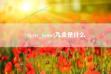 锡林郭勒盟九金是什么