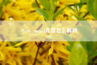 锡林郭勒盟九宫怎么解释