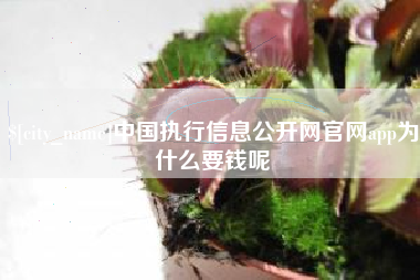 锡林郭勒盟中国执行信息公开网官网app为什么要钱呢