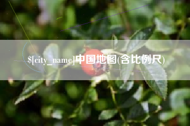 锡林郭勒盟中国地图(含比例尺)