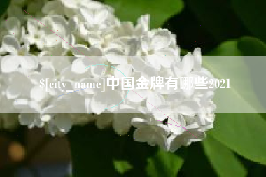 锡林郭勒盟中国金牌有哪些2021